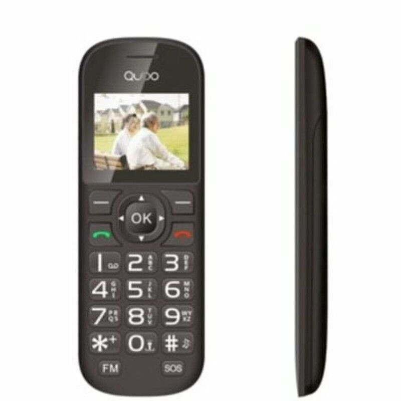 Mobiltelefon für ältere Erwachsene Qubo D-1803BK 1,75"