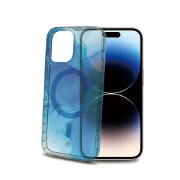 Handyhülle Celly iPhone 15 Pro Blau Durchsichtig