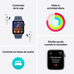 Smartwatch Apple SE GPS + Cellular 40mm Schwarz 40 mm