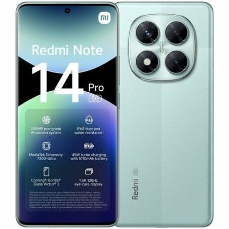 Smartphone Xiaomi Redmi Note 14 Pro 5G 6,7" Octa Core 12 GB RAM 1 TB 512 GB grün