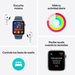 Smartwatch Apple MXEQ3QL/A Grau 44 mm